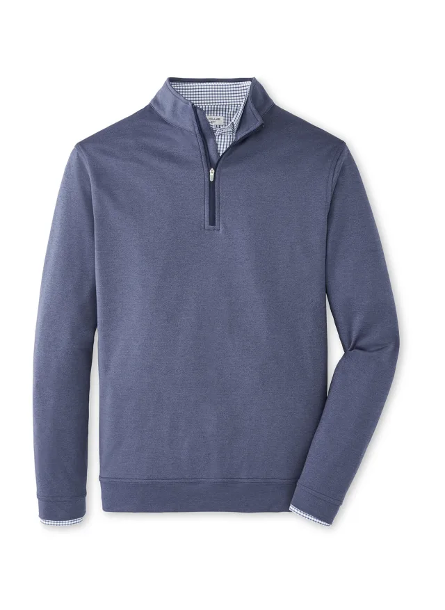 Peter Millar Men's Perth Performance Melange Quarter-Zip official supplier product photo