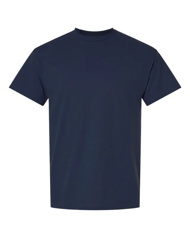 8000 Unisex DryBlend® T-Shirt · Navy · front · Garment reference