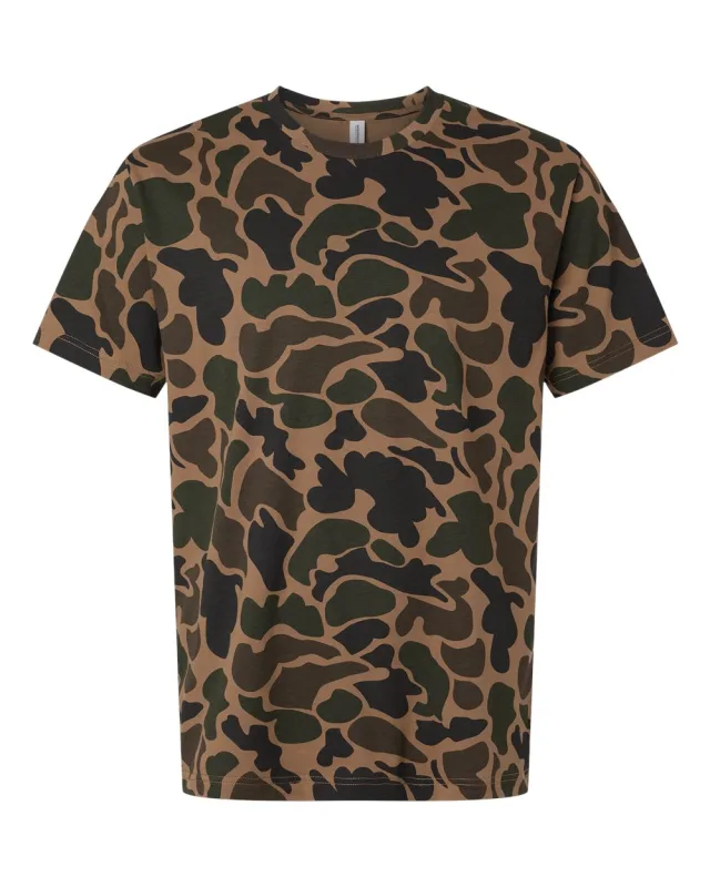 PRM180PT Unisex Premium T-Shirt · Duck Camo · front · Garment reference