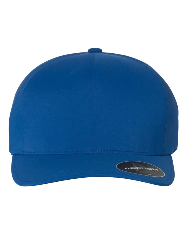 180 Delta® Seamless Cap · Royal · front · Garment reference