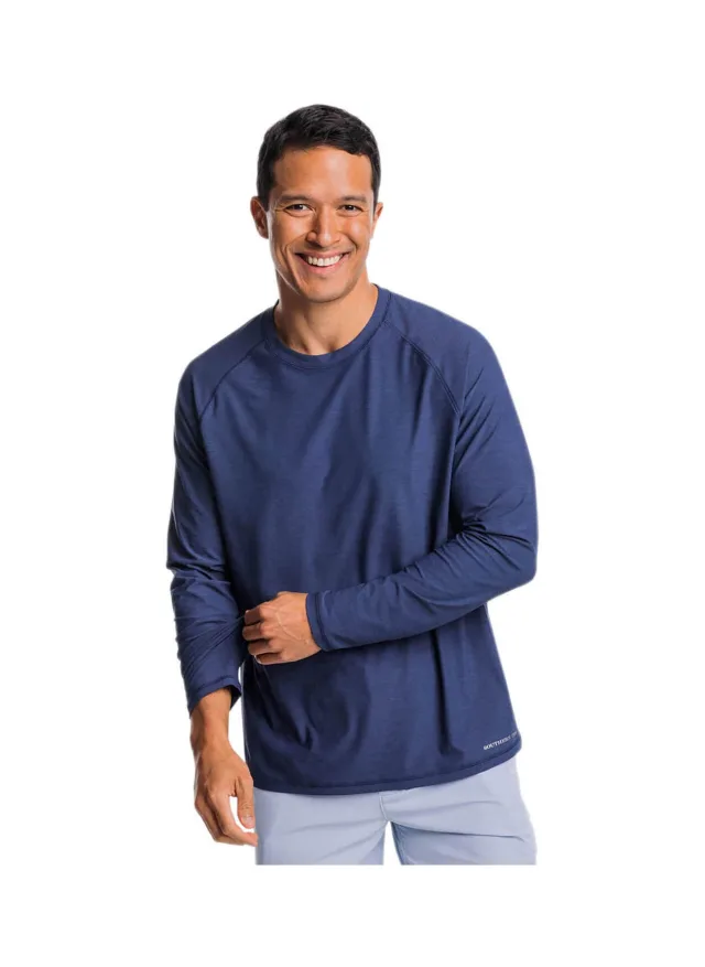Southern Tide Men's Brrr-illiant Performance Long-Sleeve T-Shirt · Nautical Navy · Supplier photo