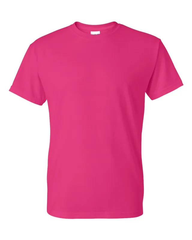 8000 Unisex DryBlend® T-Shirt · Heliconia · front · Garment reference