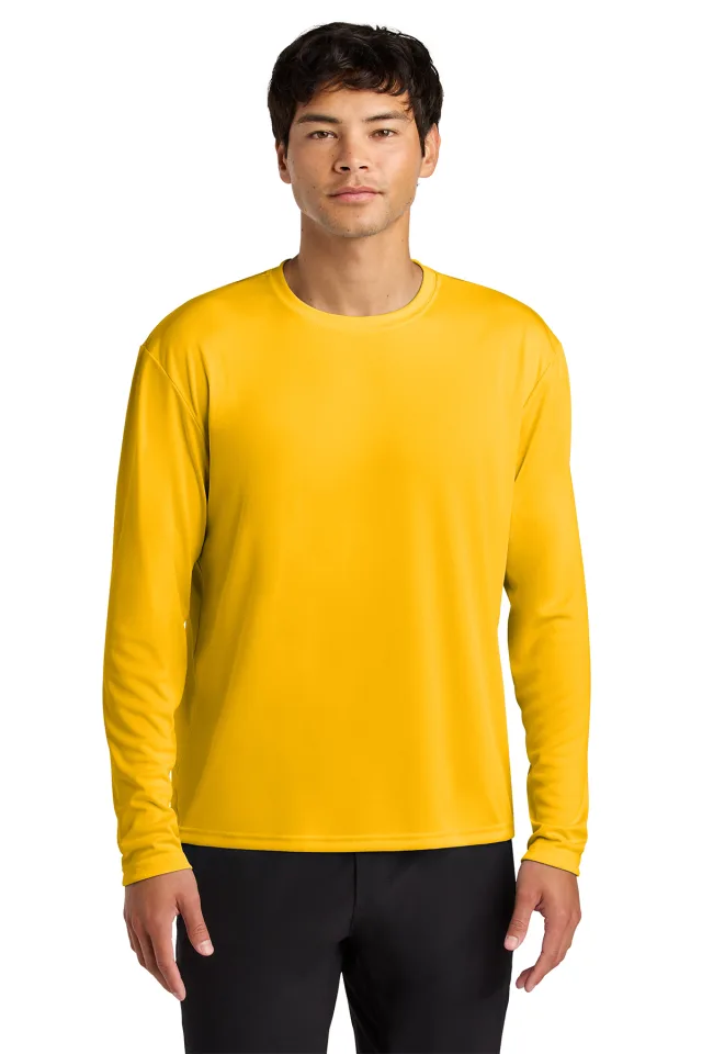 A4 Cooling Performance Long Sleeve Tee · Gold · front · Garment reference