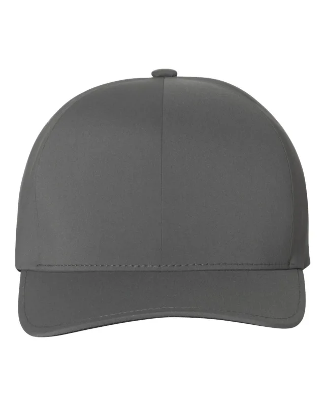 180 Delta® Seamless Cap · Dark Grey · front · Garment reference