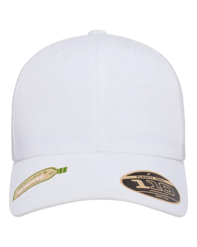 110R 110® Recycled Mesh Cap · White · front · Garment reference